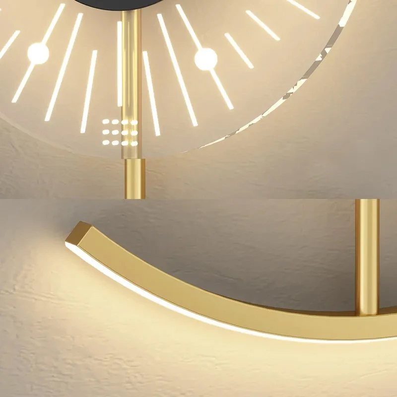 인테리어 벽시계 조명