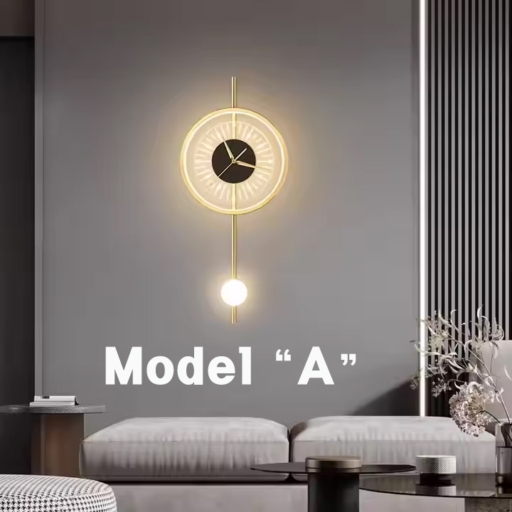 인테리어 3 DESIGN 벽시계 조명