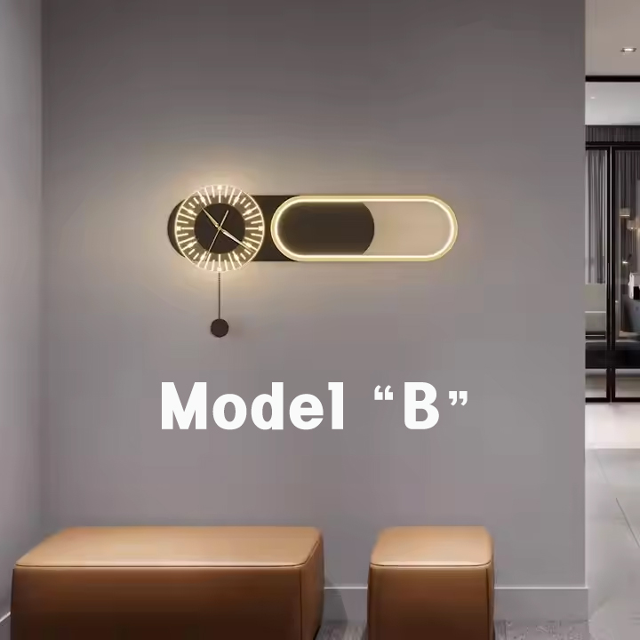 인테리어 3 DESIGN 벽시계 조명