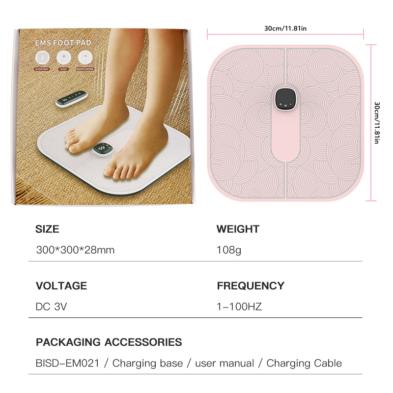 EM-021  EMS 발 마사지 패드