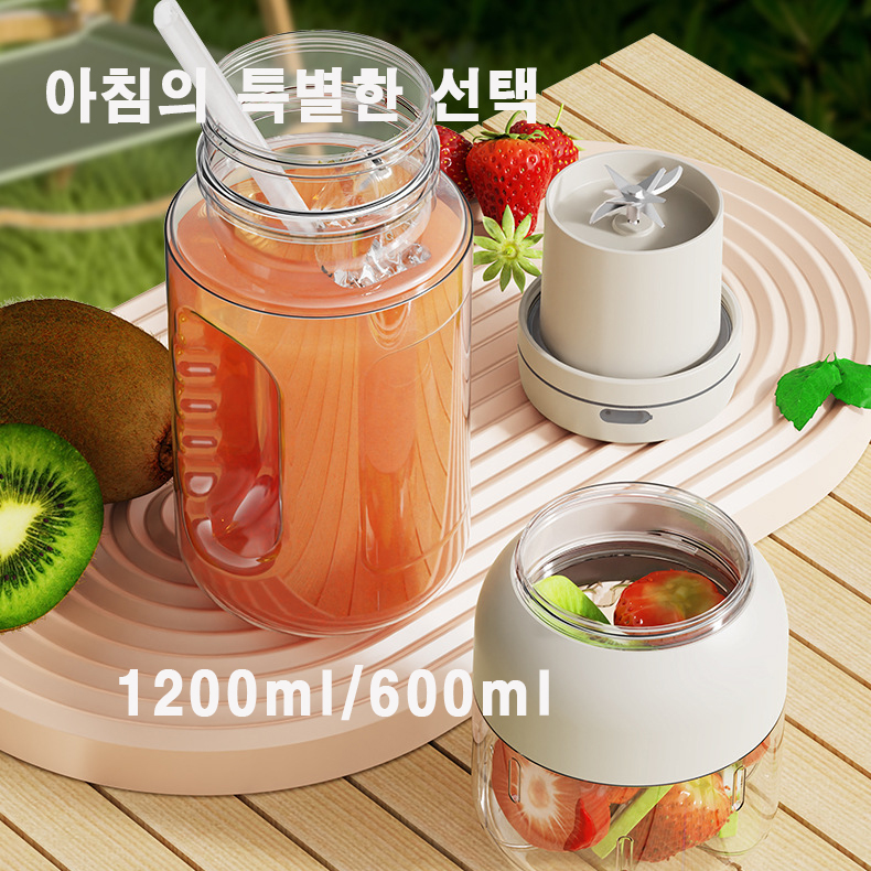 B2-A 대형 1200ml 휴대용 쥬스믹스기