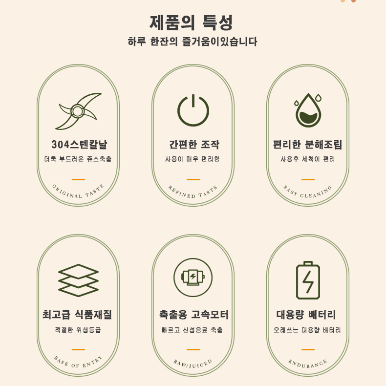 B2-A 대형 1200ml 휴대용 쥬스믹스기